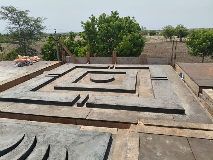 RCC column and beam structural work